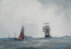 Sailing vessels in the North Sea - The Wallington Gallery