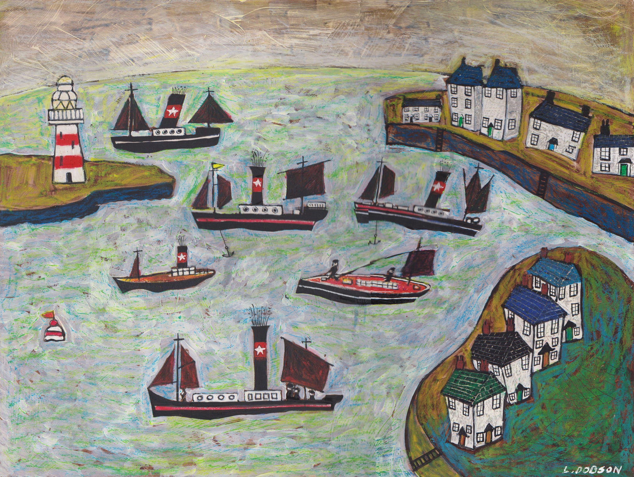 Scarborough Harbour - The Wallington Gallery