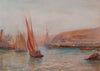 Fishing Boats in Scarbourough Harbour - The Wallington Gallery