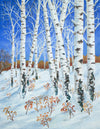 Silver Birch in Winter - The Wallington Gallery