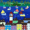 Seaside village - The Wallington Gallery