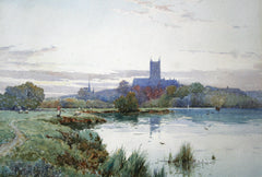 Worcester Cathedral from the River Severn