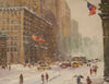 Winter, 5th Avenue, New York - The Wallington Gallery