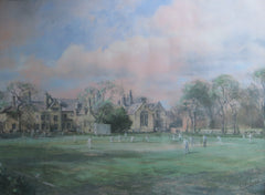 The cricket match at The Durham School, Durham City