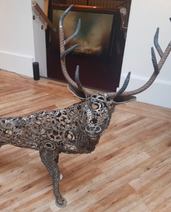 Staring Stag (sculpture) | The Wallington Gallery