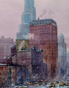 Snowy Day In New York - The Wallington Gallery