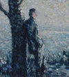 Man In A Snowy Landscape - The Wallington Gallery